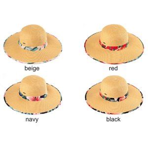 CC HALF HEAD WIDE BRIMMED SUN HAT IVORY 672688 main image 1